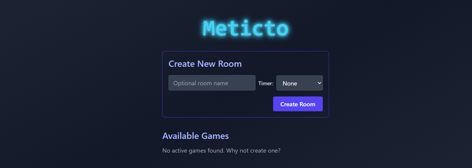 Meticto: Multiplayer Meta Tic-Tac-Toe